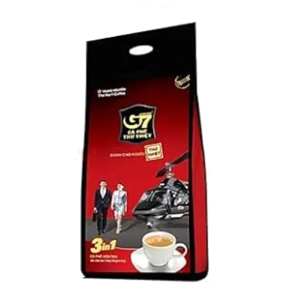 Trung Nguyen G7 3-in-1 Instant Premium Vietnamese Coffee, 100 Servings/Sticks x 16g Omura Products