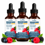 Magnesium + Potassium Liquid Drops with Vitamins & Plant Blend – 2 fl oz