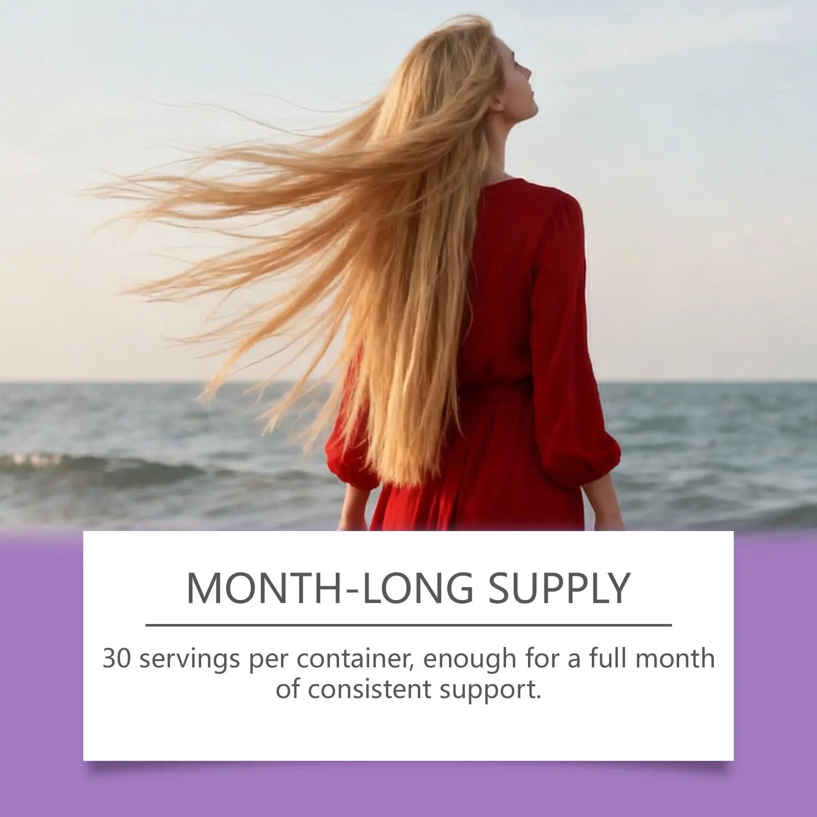 Biotin Collagen Hair Care Drops 60,000 mcg 💜 Liquid Hair Growth Vitamins for Stronger Hair, Skin & Nails | 2oz (30 Servings) Omura