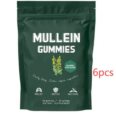 True Lungs Mullein Gummies for Lung & Respiratory Support 🌬️ | Herbal Wellness Gummies Omura