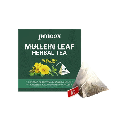 Mullein Leaf Herbal Tea – Natural Respiratory Wellness Support, Caffeine-Free Herbal Tea (20, 40, 60 Tea Bags) Omura