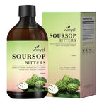 Soursop Bitters Liquid 15 Herb Blend for gut health, immune support and natural detox support by Omura Products