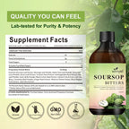 Omura Soursop Bitters Liquid 15 herb detox and digestive support formula