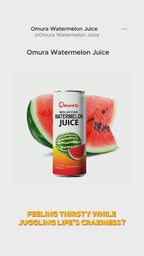 Omura Watermelon Juice - The Ultimate Hydration Watermelon Juice 11.3 Fl. Ounces