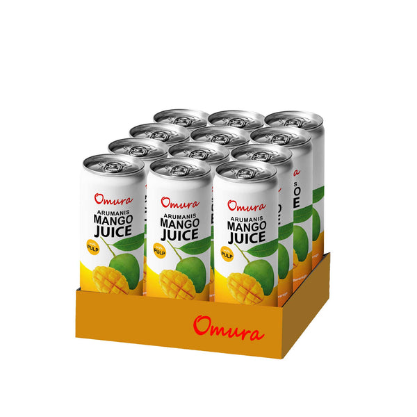 Mango Juice | Omura MANGO JUICE from Natural Fruit with PULP 11.3 Fl. Ounces - Omura Products