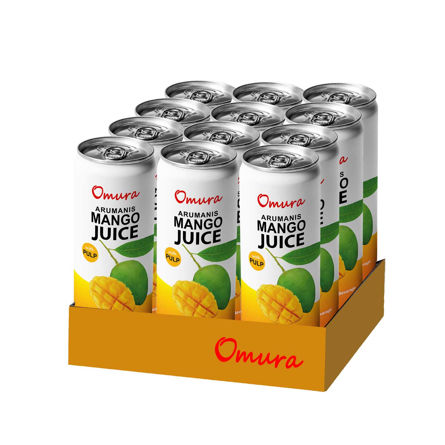 Mango Juice | Omura MANGO JUICE from Natural Fruit with PULP 11.3 Fl. Ounces