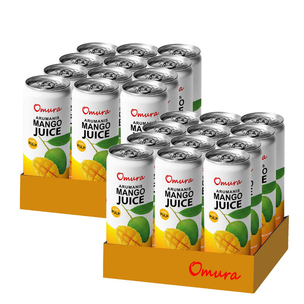 Mango Juice | Omura MANGO JUICE from Natural Fruit with PULP 11.3 Fl. Ounces - Omura Products