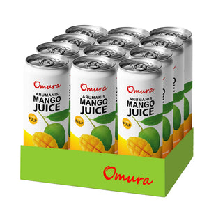 Mango Juice | Omura MANGO JUICE from Natural Fruit with PULP 11.3 Fl. Ounces - Omura Products