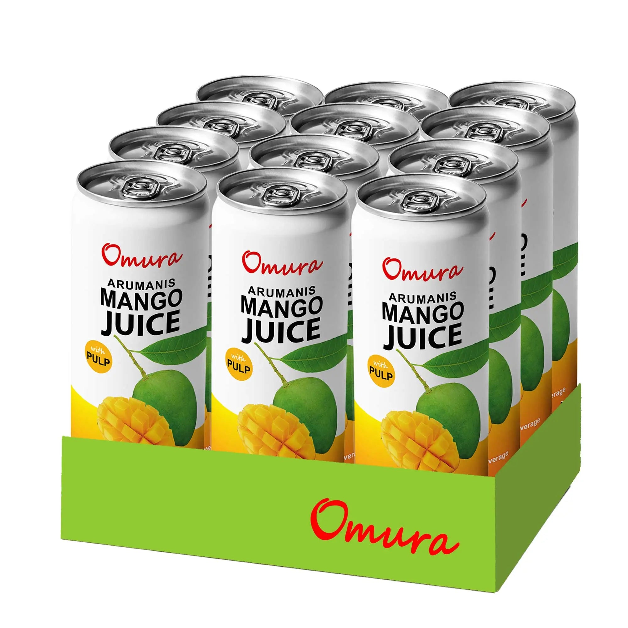 Mango Juice | Omura MANGO JUICE from Natural Fruit with PULP 11.3 Fl. Ounces - Omura Products