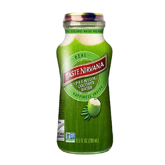 Taste Nirvana Real COCONUT WATER 9.5 Fl. Ounces | 12 Bottles - Omura Products