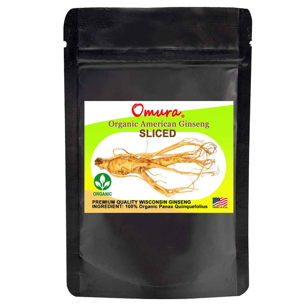 Omura American Wisconsin Ginseng | Sliced - Omura Products