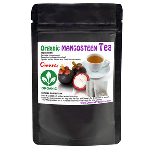 Omura Mangosteen Tea | Fruit Peel Powder in Tea-Bags - Omura Products