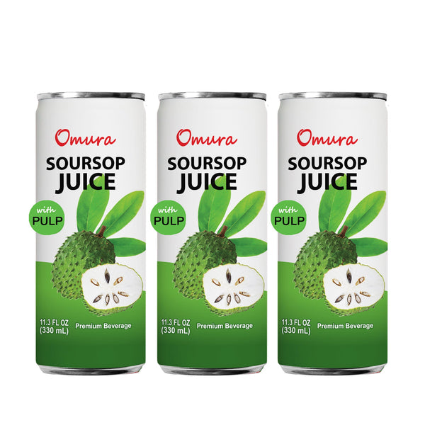 Omura Soursop Graviola Guanabana Juice 11 Fl. Oz | PULP - Omura Products